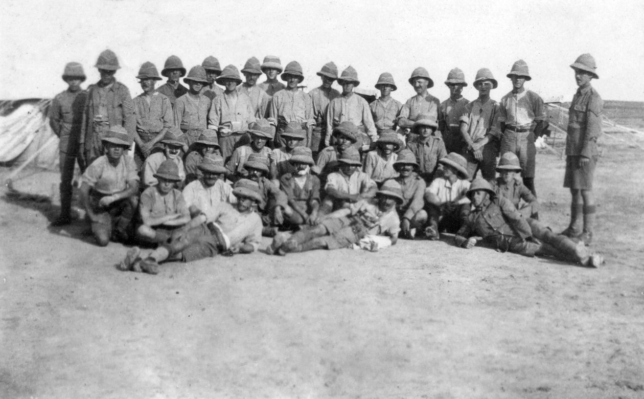 Den britiske hærens C-gruppeavdeling, Mesopotamia, WWI, 1918 av Unbekannt