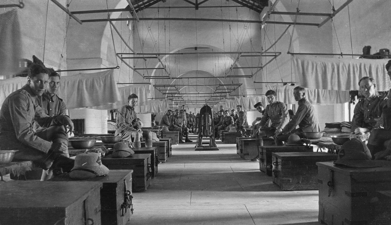 Britisk hærbrakke, Agra, India, 1916-1917 av Unbekannt