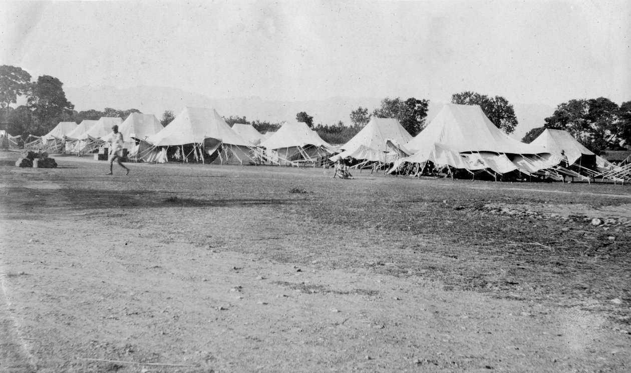 Britisk hærleir, Dehra Dun, India, 1917 av Unbekannt