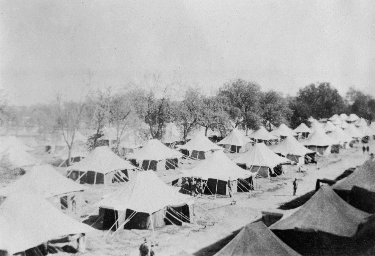 Britisk hærleir, Howshera, 1917 av Unbekannt