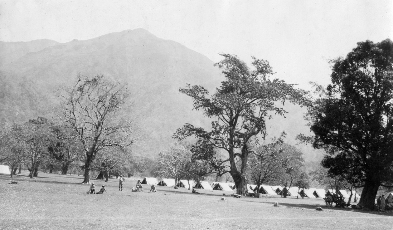 Britisk hærleir, Kalsi, India, 1917 av Unbekannt