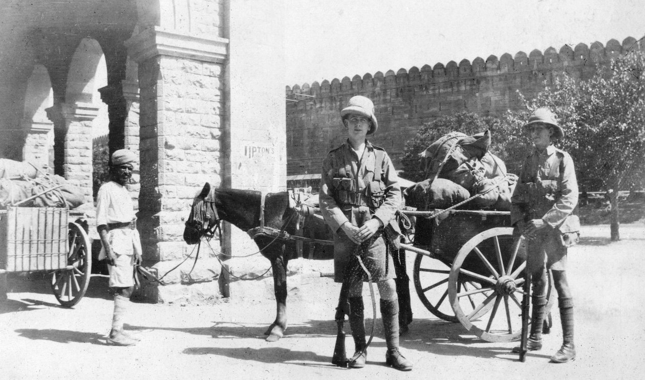 Britisk hærtransport, Agra, India, 1916-1917 av Unbekannt
