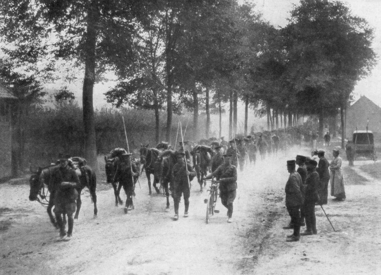 Britiske kavaleri-lansere, Frankrike, 1914 av Unbekannt