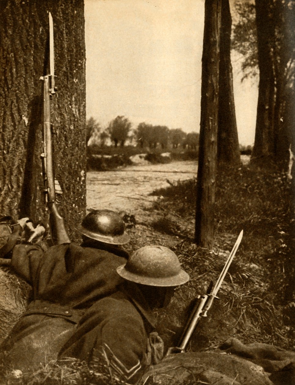 Britiske tropper i frontlinjen, Frankrike, første verdenskrig, 1914-1918, 1933. av Unbekannt