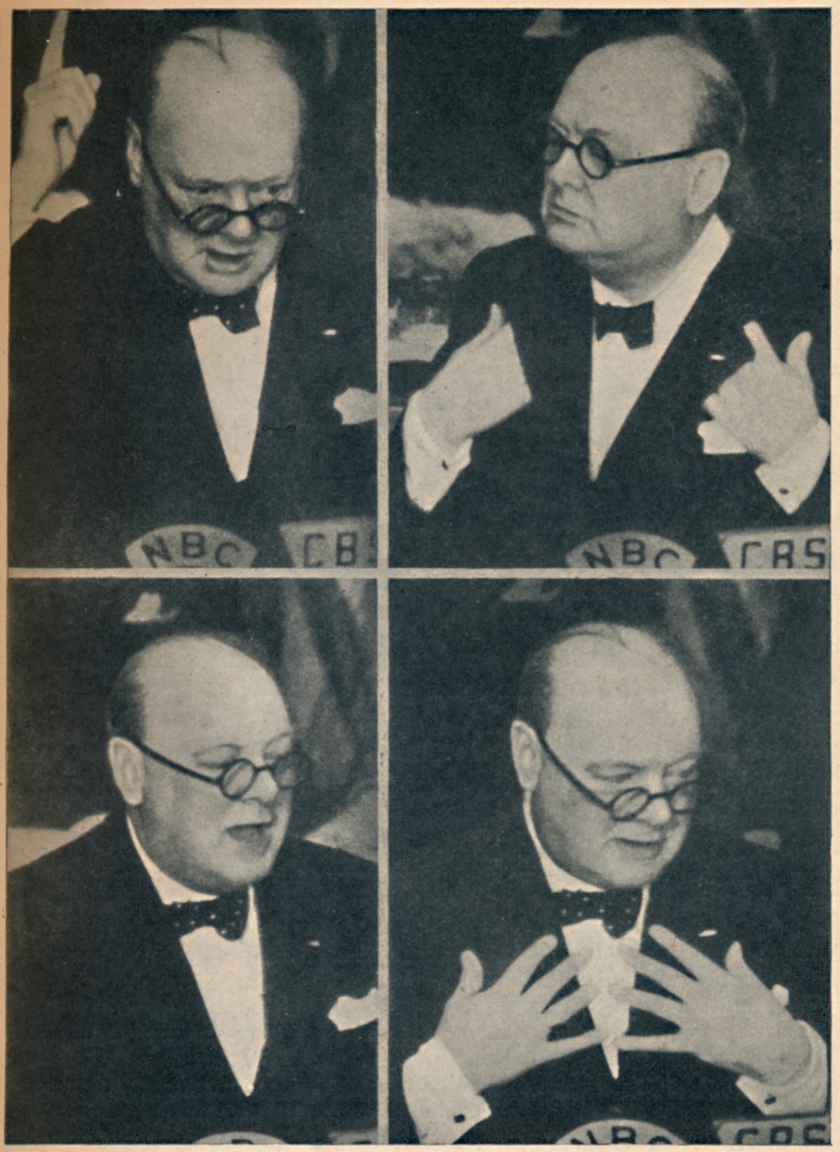 Kringkasting til imperiet og Amerika, c1945. av Unbekannt