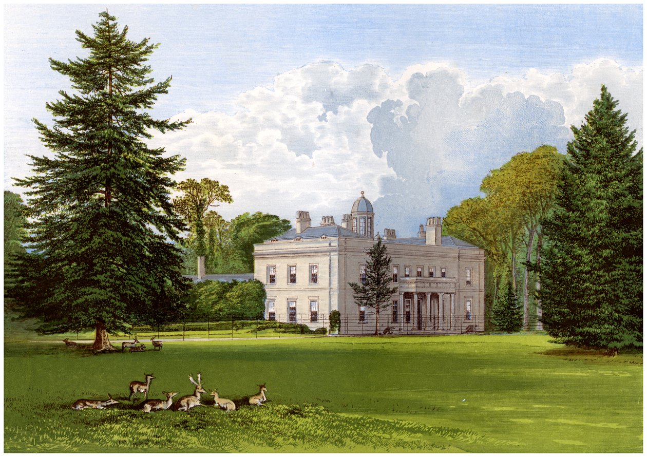 Brockley Hall, Somerset, hjemmet til Smyth-Pigott-familien, c1880 av Unbekannt