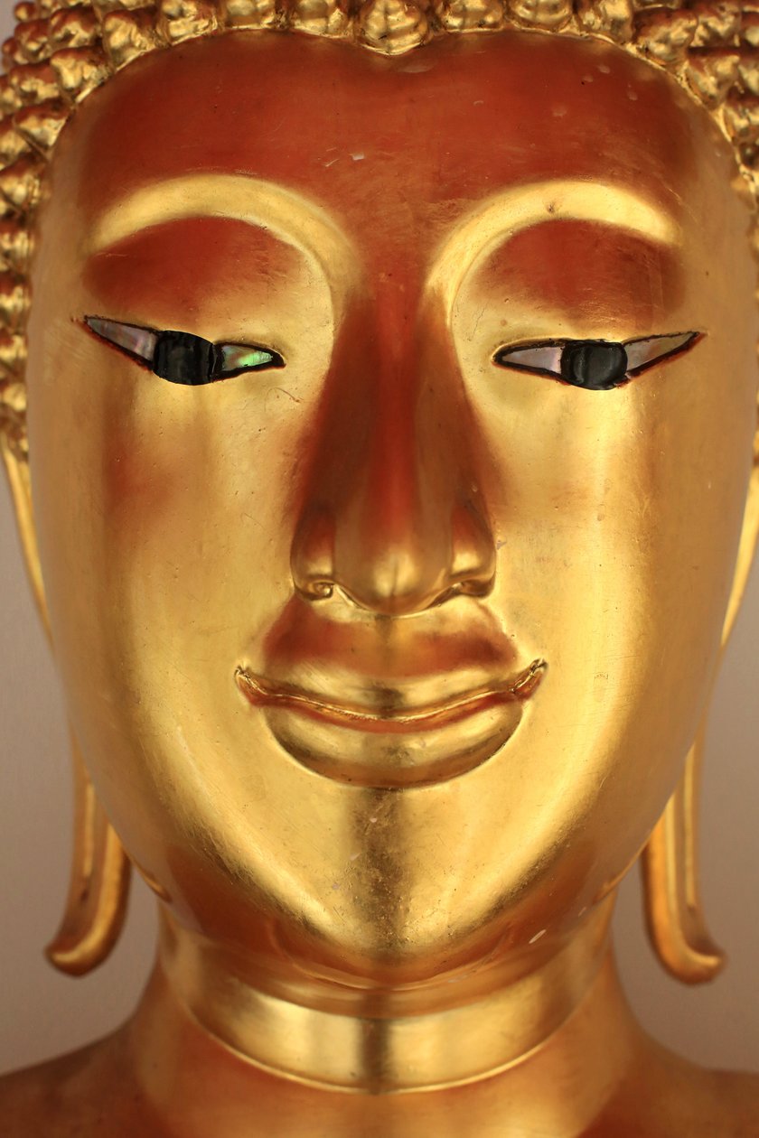Bronse Buddha. Hva Pho. Bangkok. Thailand av Unbekannt