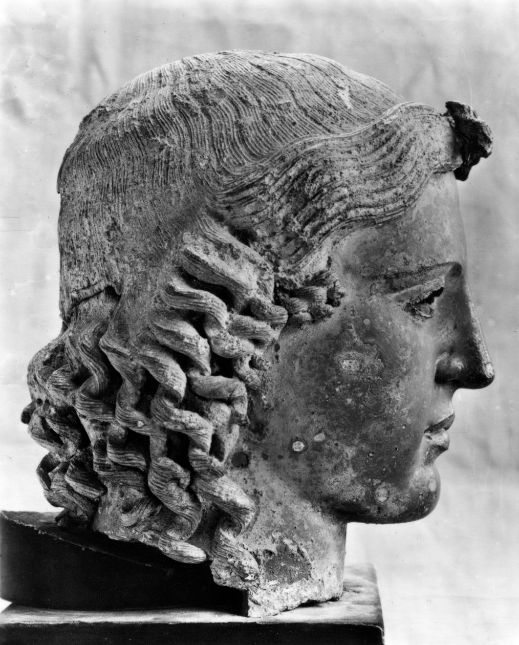 Bronsebyste av den greske guden Apollo, ca 460 f.Kr. 1900-tallet av Unbekannt