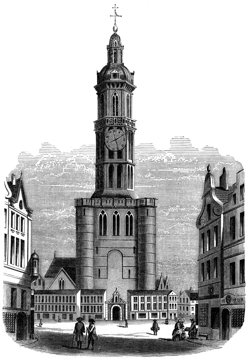 Brussel rådhus, 1600-tallet 1849 av Unbekannt