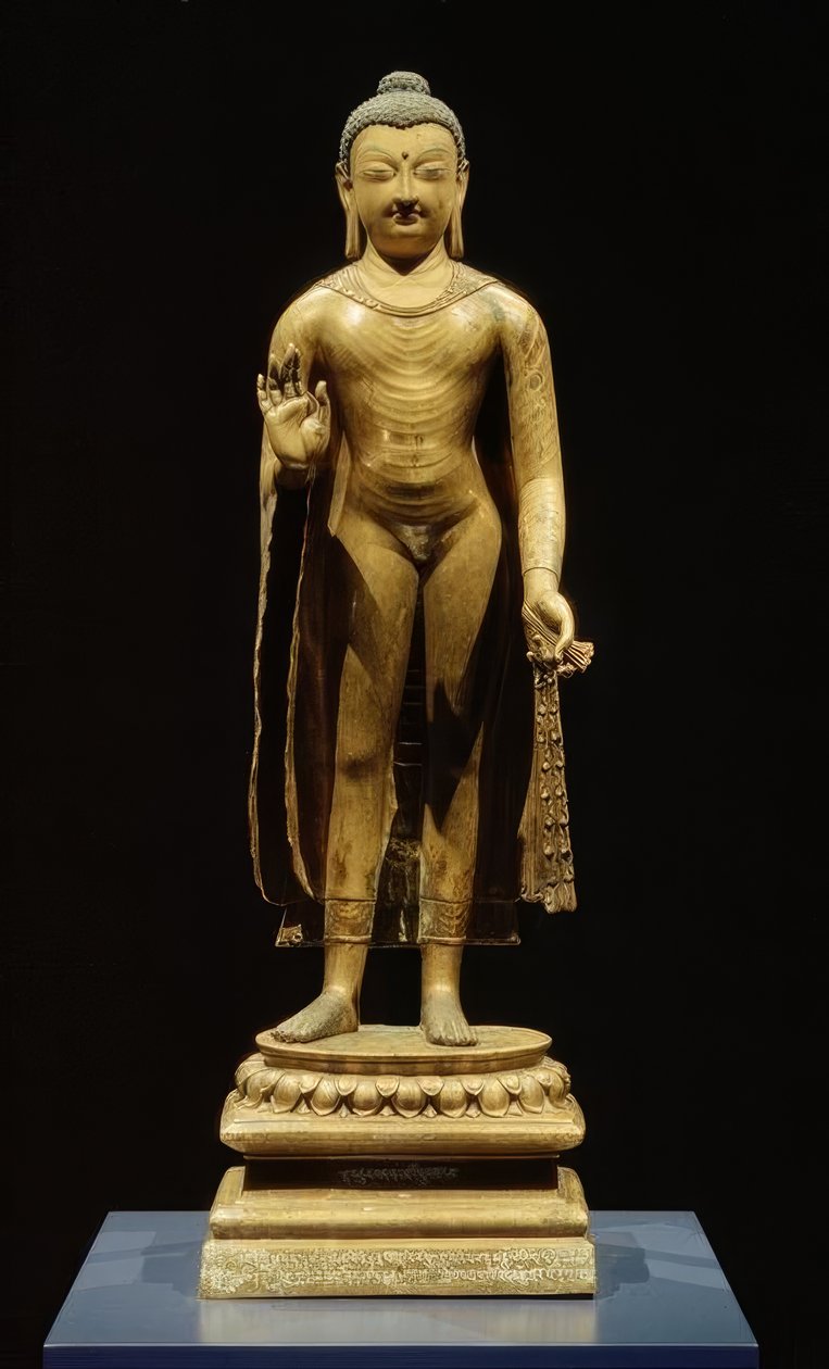 Buddha Sakyamuni / skulptur, 7. århundre av Unbekannt