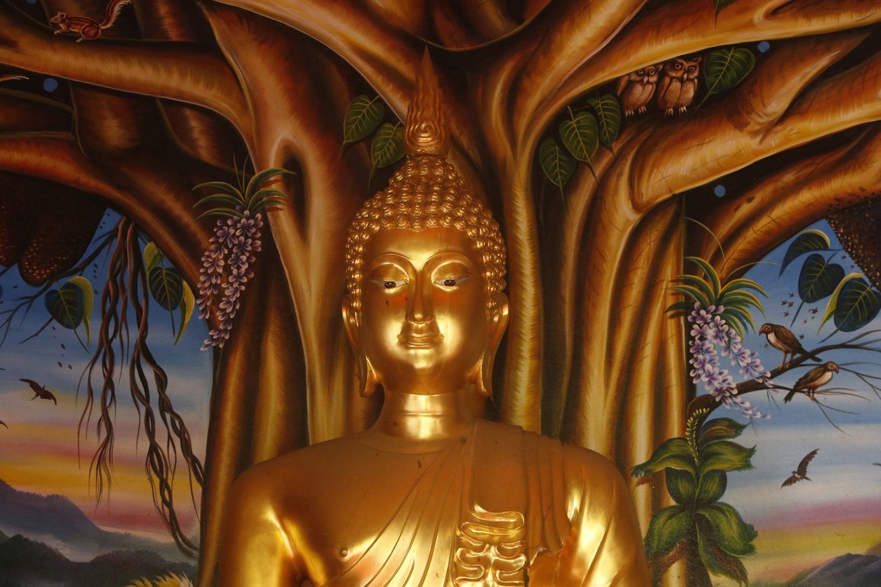 Buddha-statue i Wat Dab Phai, Chiang Mai. Thailand av Unbekannt