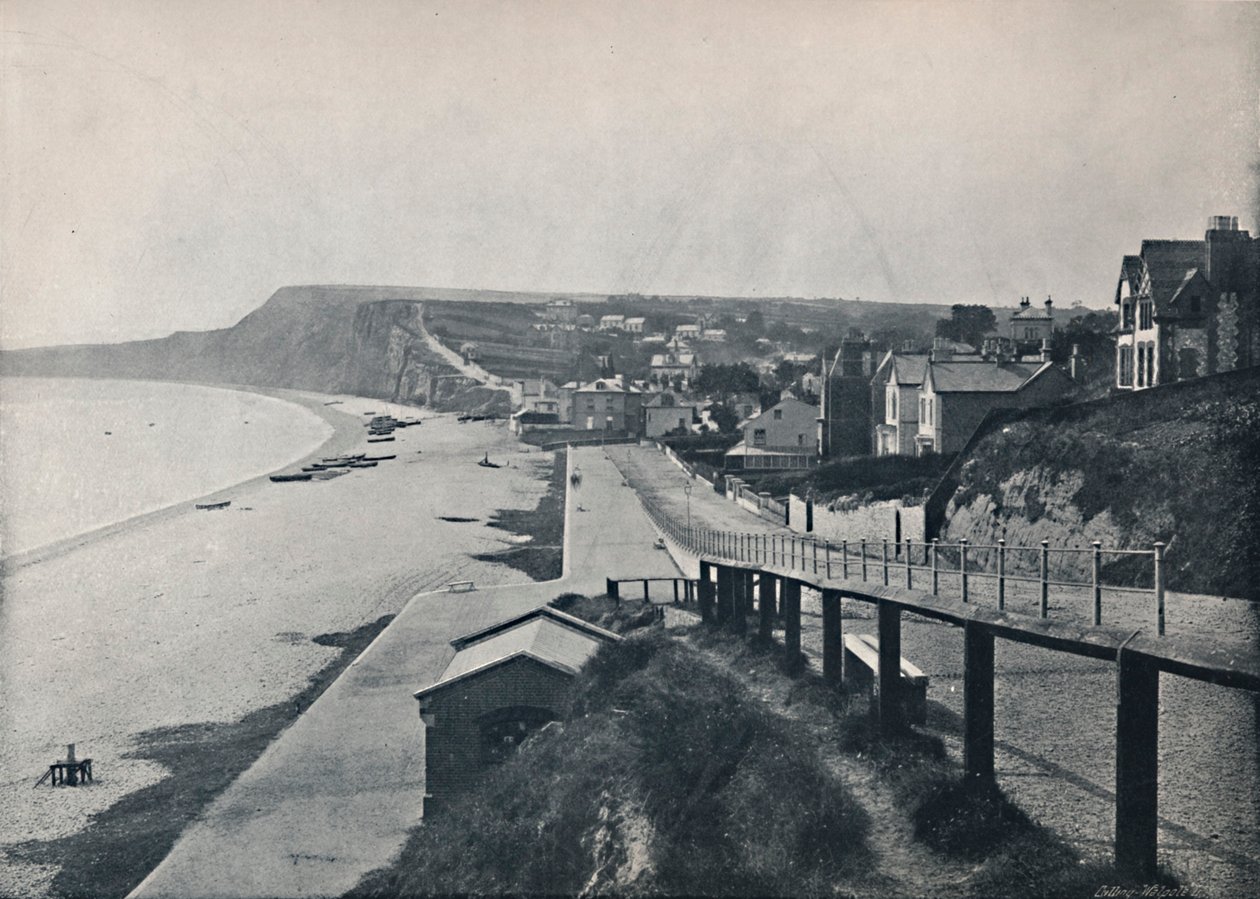 Budleigh Salterton - Generelt utsikt over dalen, 1895 av Unbekannt