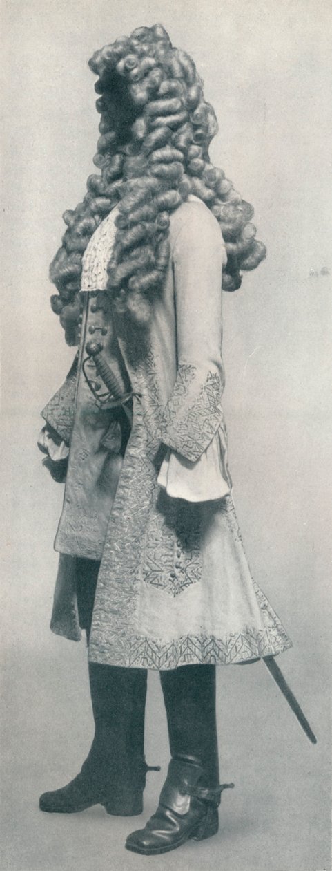 Buff coat brodert med sølv, c1666 1928 av Unbekannt