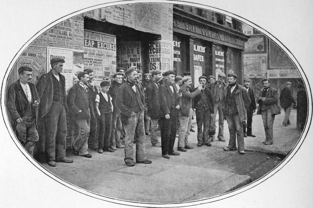 Builders menn klare for arbeid, London, c1900 1901 av Unbekannt