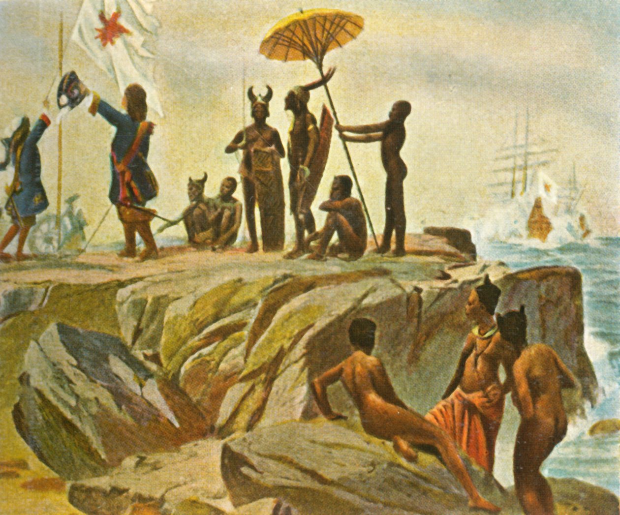 Bygge kolonier på den afrikanske kysten, 1. januar 1683, 1936. av Unbekannt