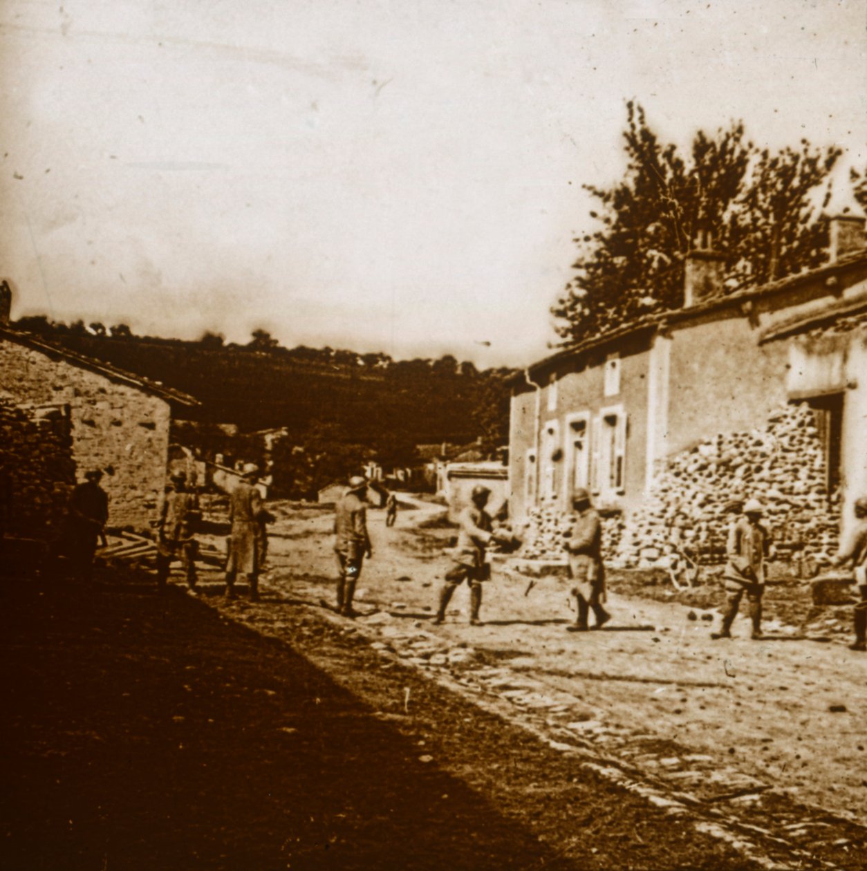 Byggeforsvar, c1914-c1918 av Unbekannt