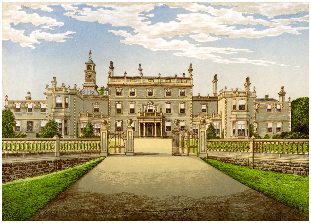 Bulwell Hall, Nottinghamshire, hjemmet til Cooper-familien, c1880 av Unbekannt
