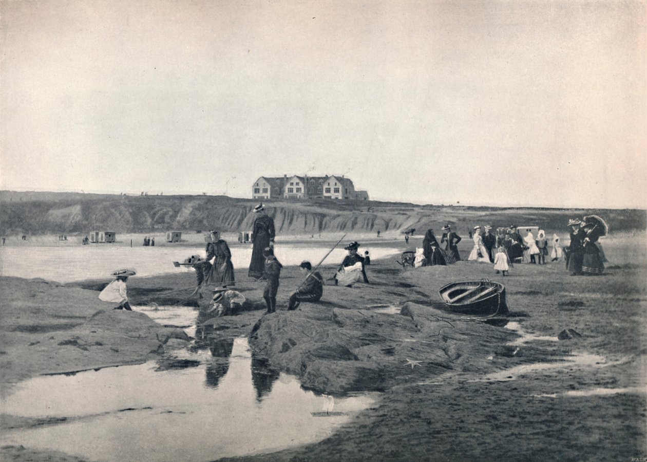 Bundoran - The East Strand, med Great Northern Hotel, 1895 av Unbekannt