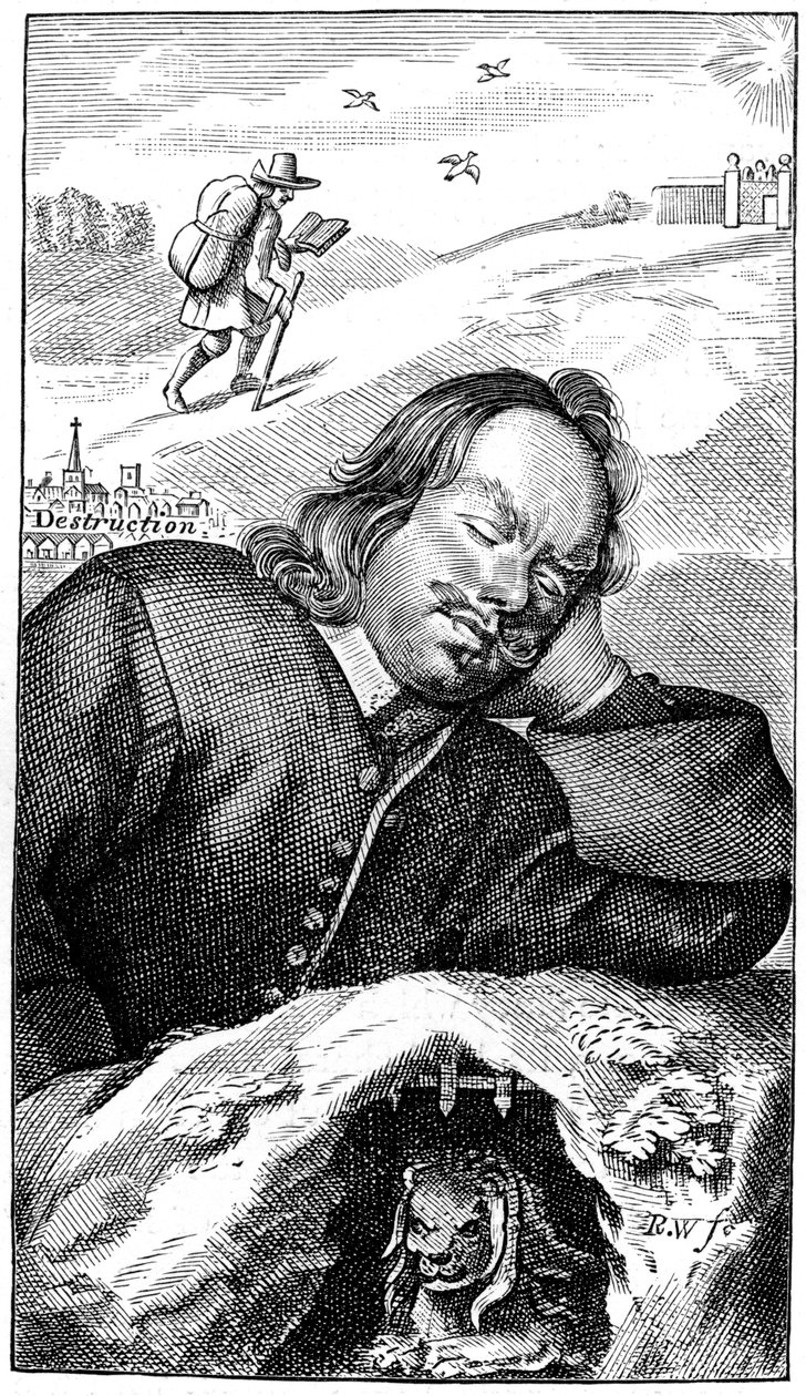 Bunyans drøm, 1680, 1893 av Unbekannt