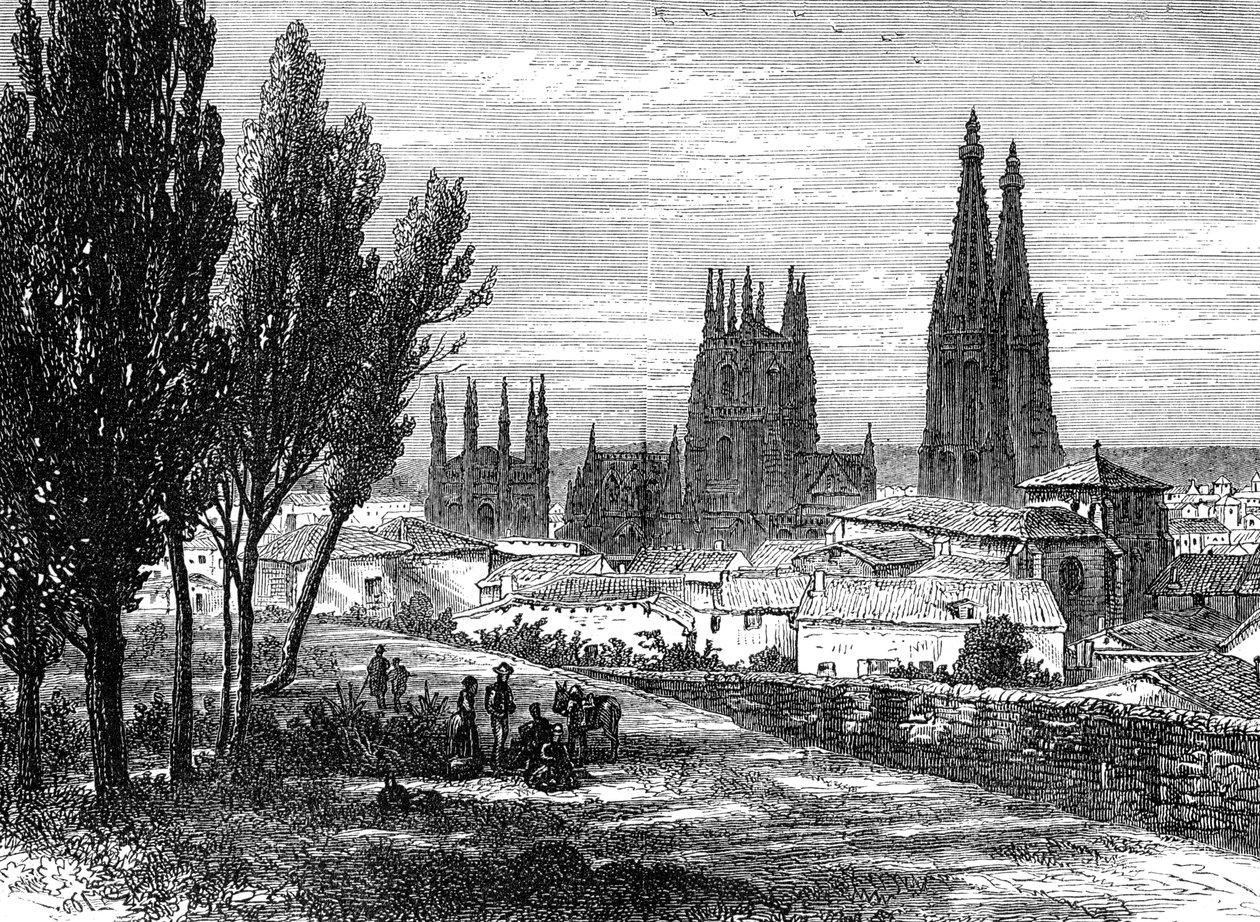 Burgos, Spania, 1800-tallet av Unbekannt