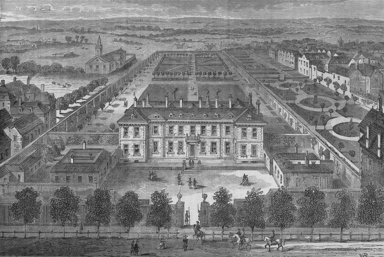 Burlington House, Westminster, London, rundt 1700, c1875 1878 av Unbekannt
