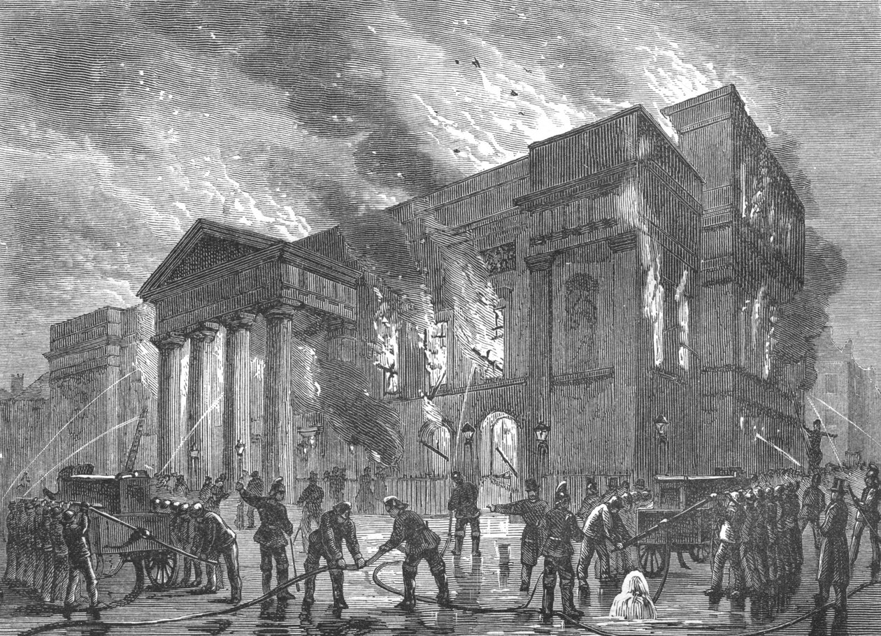 Brenning av Covent Garden Theatre, 1856 1897 av Unbekannt