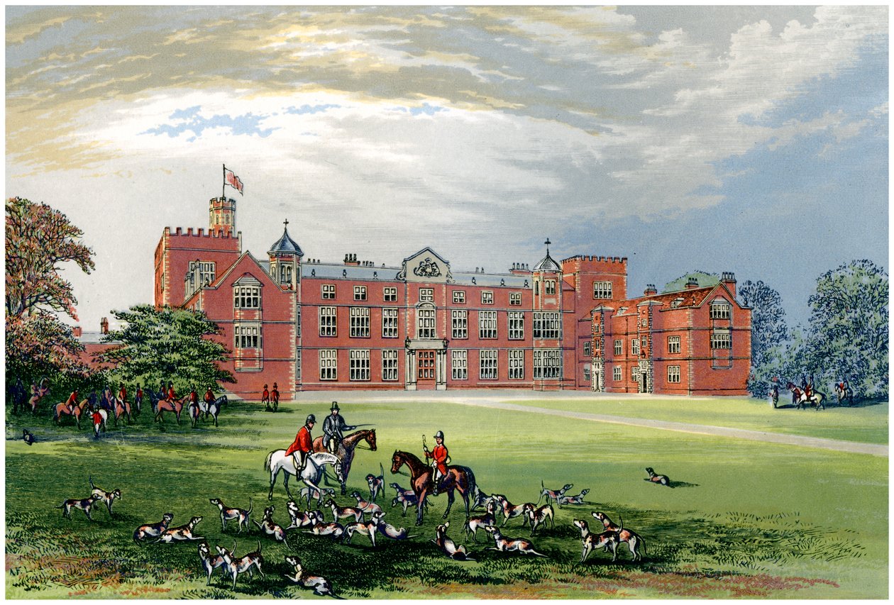 Burton Constable, Yorkshire, hjemmet til Baronet Constable, c1880 av Unbekannt