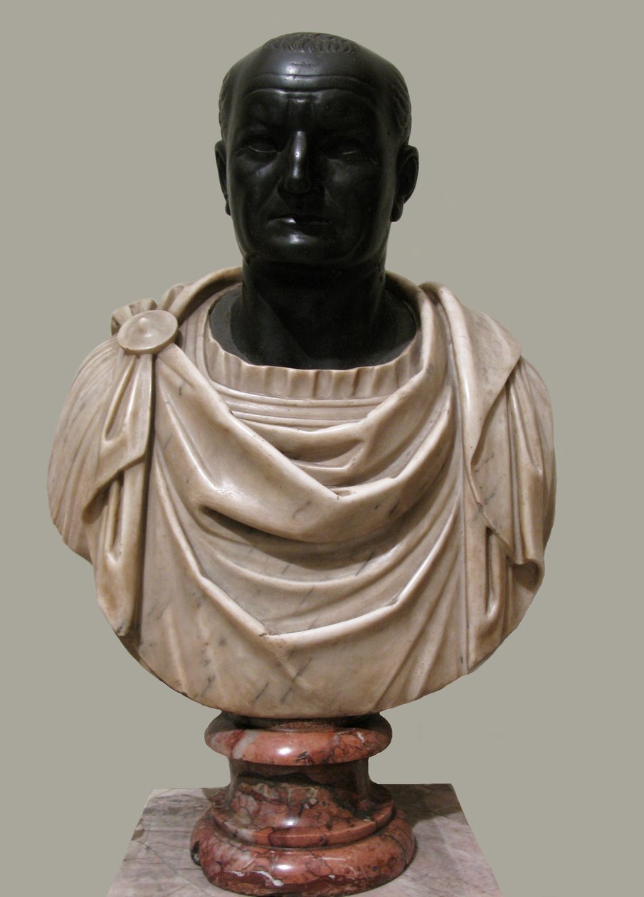 Byste av Vespasian, 1. H. 1. århundre. AD av Unbekannt