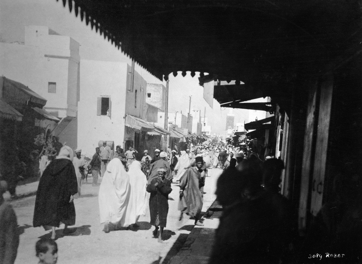 Travel gate, Rabat, Marokko, 1920-c1930-tallet av Unbekannt