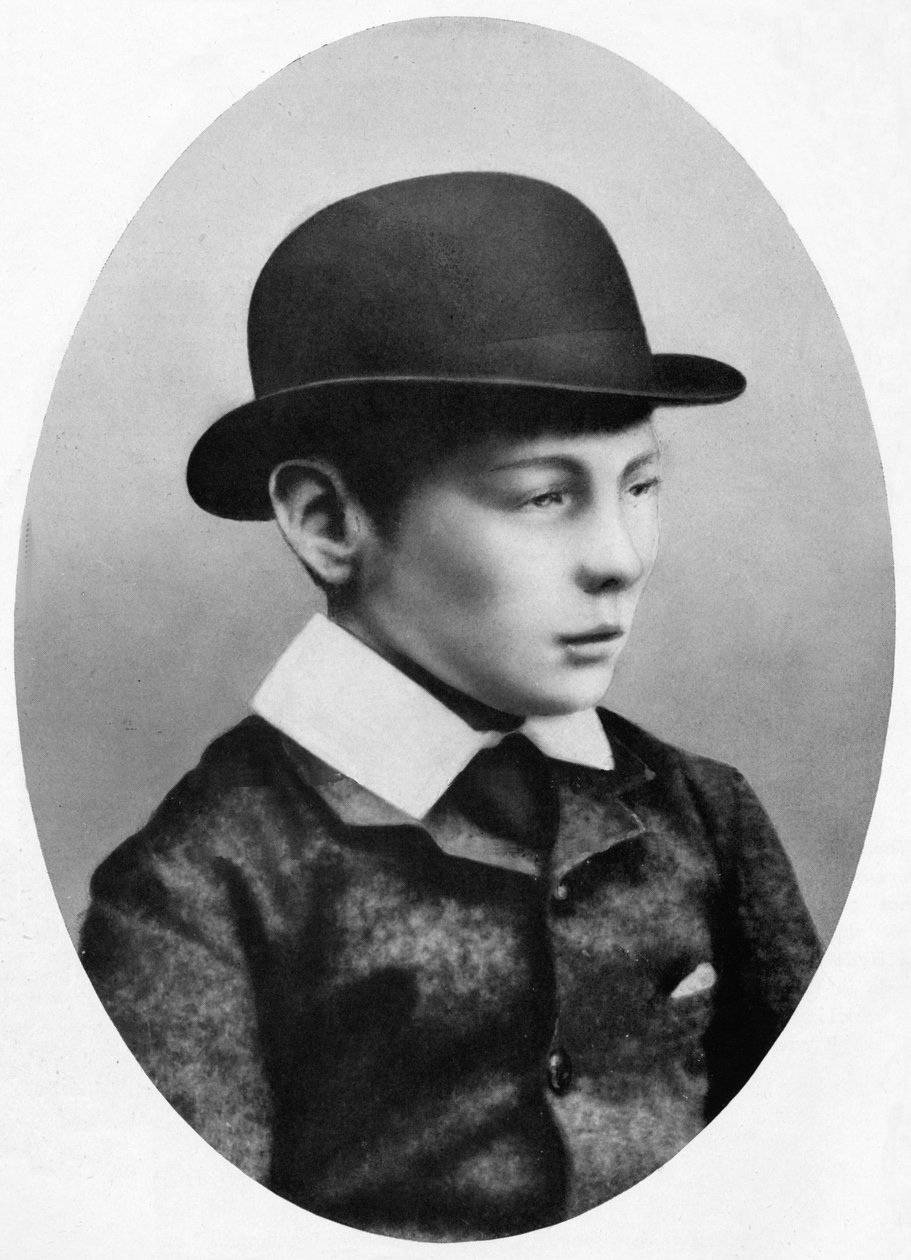 Men ettersom tiden gikk sakte, måtte man tenke på utdanning, 1884, 1945 av Unbekannt