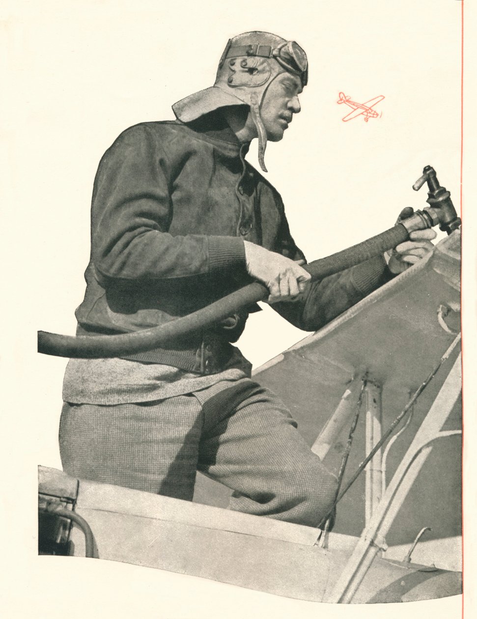 C.W.A. Scott snakker med London: If You Are A Fly-By-Night, Take Off With Booths, c1935 1935. av Unbekannt