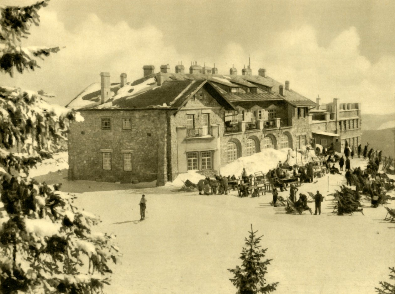 Taubanestasjon, Rax-fjellene, Nedre Østerrike, c1935. De av Unbekannt