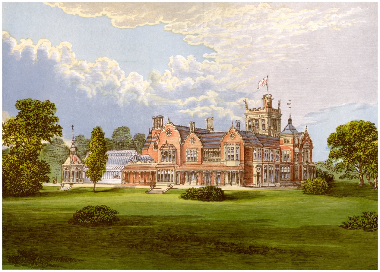 Caen Wood Towers, Middlesex, hjemmet til Reckitt-familien, c1880 av Unbekannt