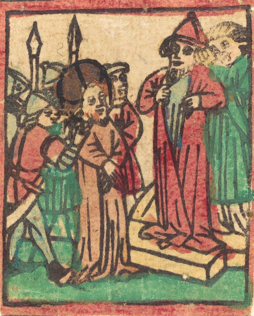 Kaifas river klærne sine, sannsynligvis 1449. av Unbekannt
