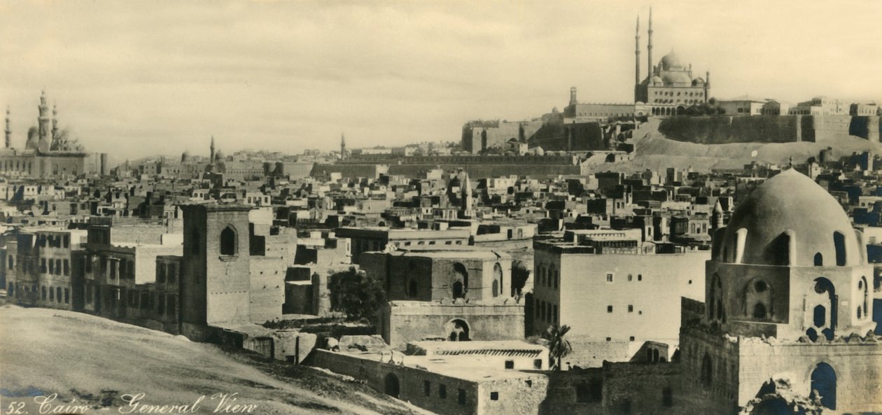 Kairo - Generelt syn, c1918-c1939. av Unbekannt