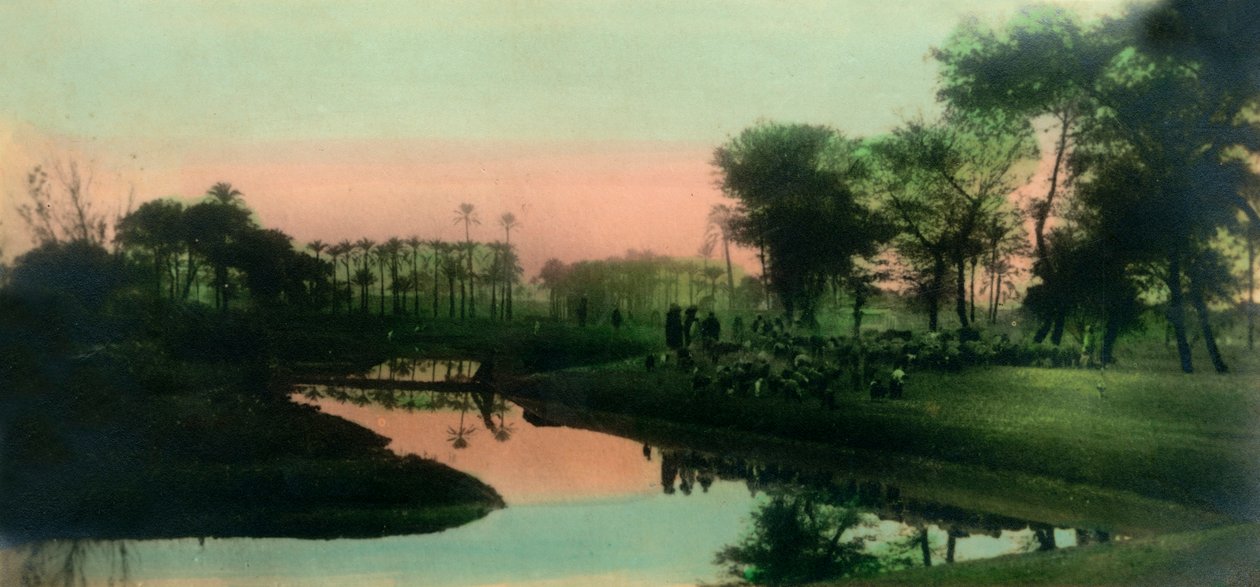 Kairo: Innfødt landsby nær Gizeh, c1918-c1939. av Unbekannt