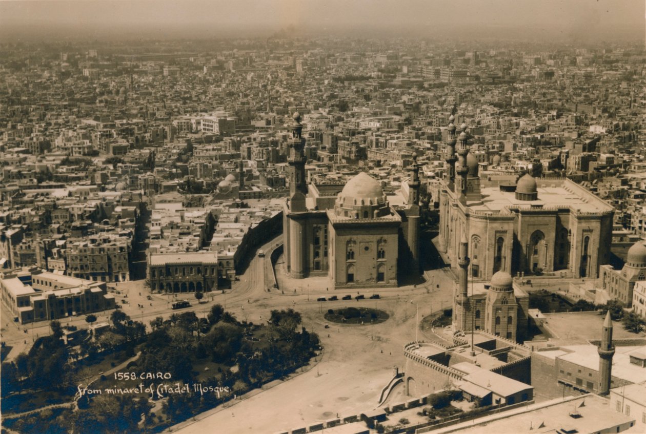 Kairo, fra minaret av Citadel Mosque, 1936 av Unbekannt