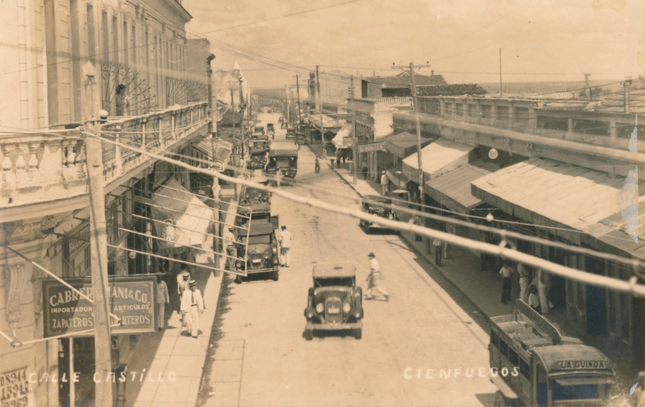 Castillo Street, Cienfuegos, Cuba, c1900 av Unbekannt