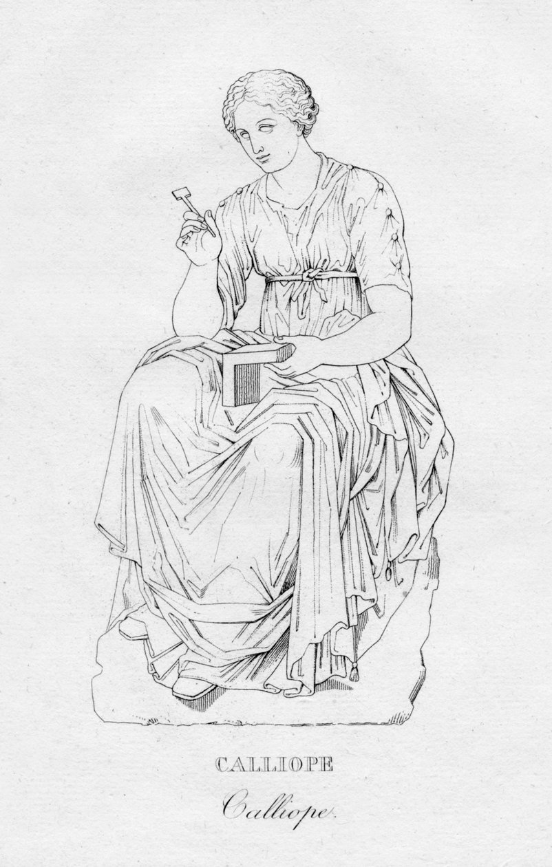 Calliope, c1850 av Unbekannt