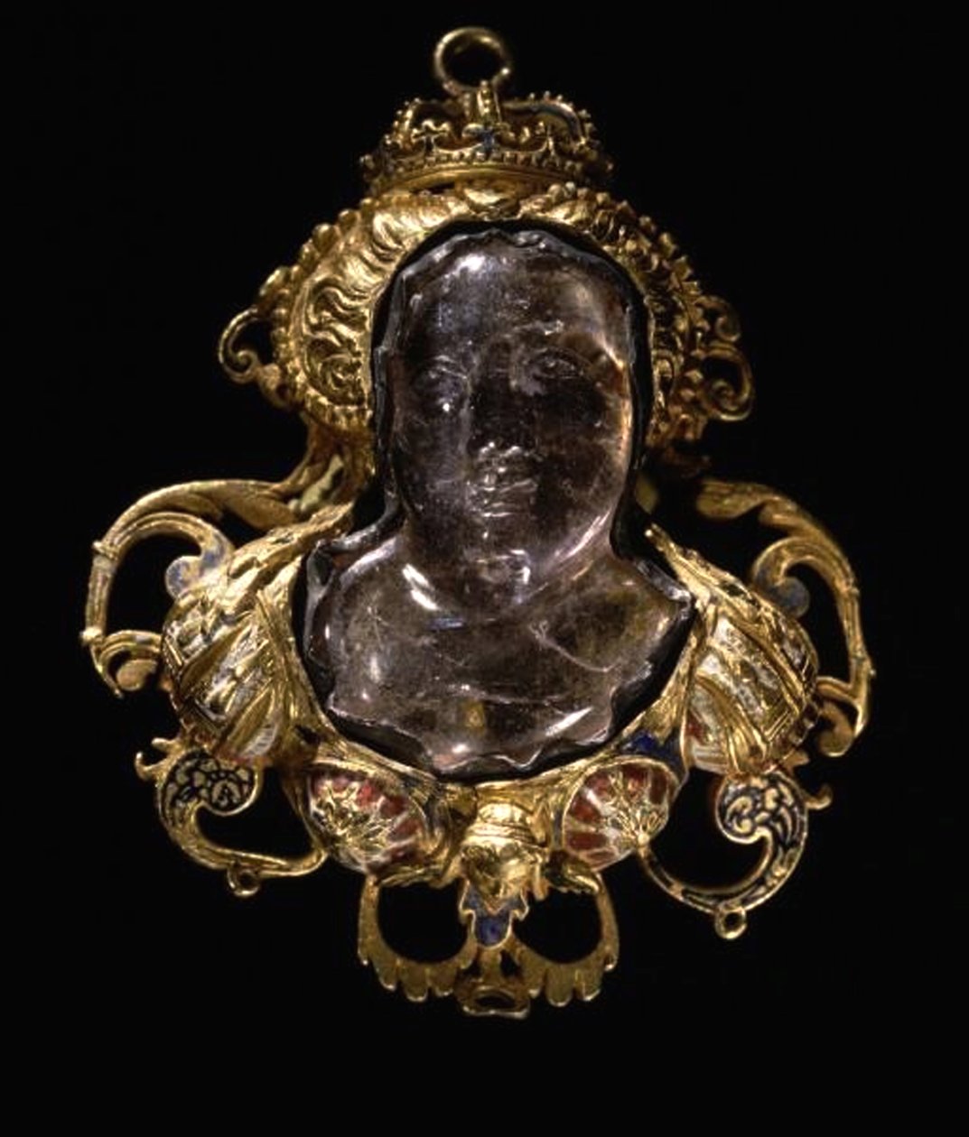 Kameo med byste av Diane de Poitiers 1499-1566, 1500-tallet av Unbekannt