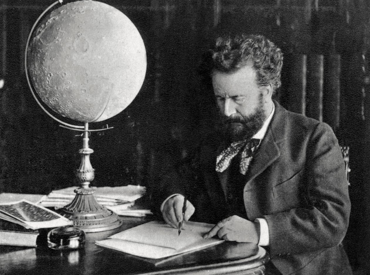 Camille Flammarion , fransk astronom og forfatter, 1890 av Unbekannt