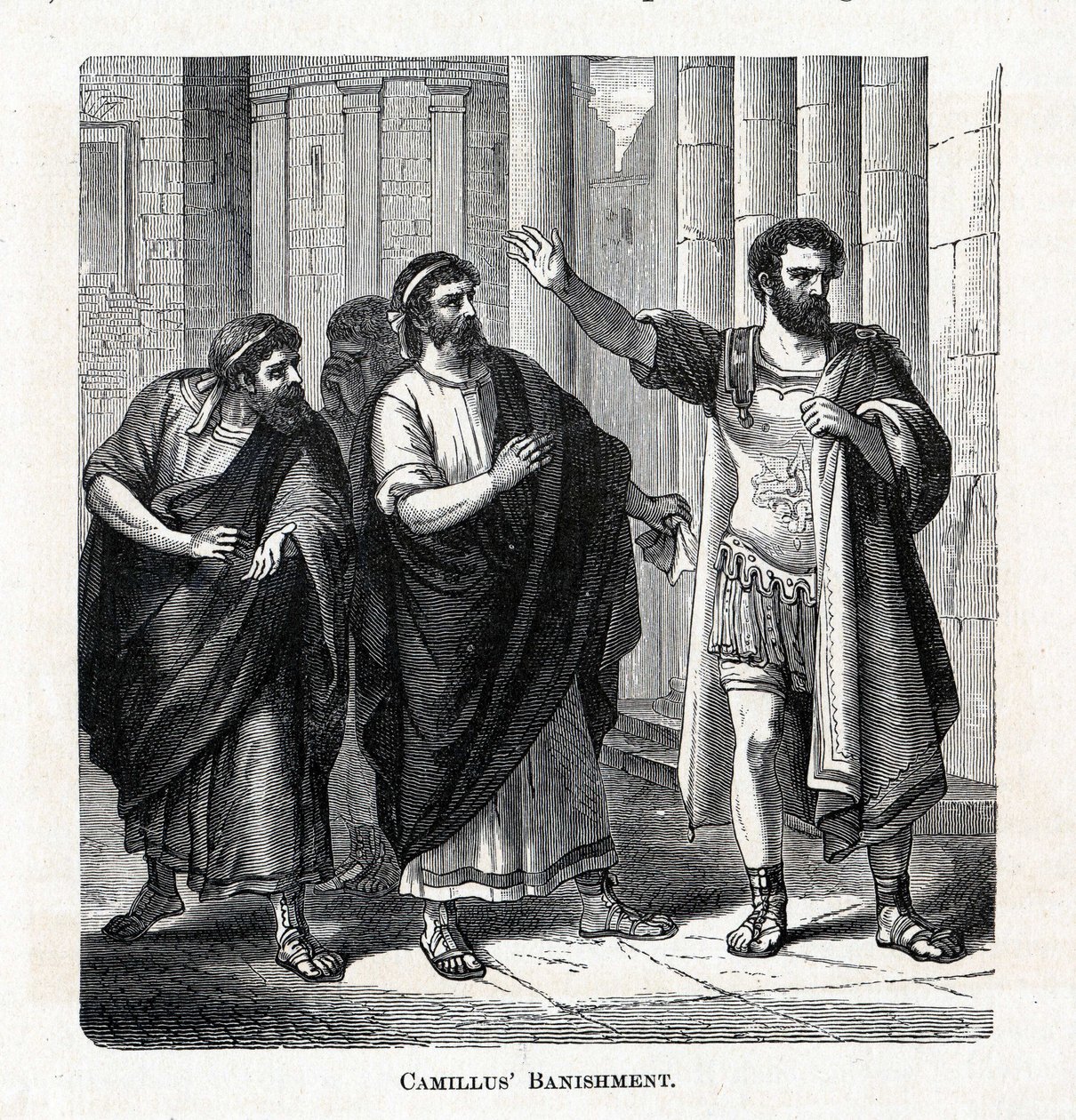 Camillus forvisning, 1882 av Unbekannt