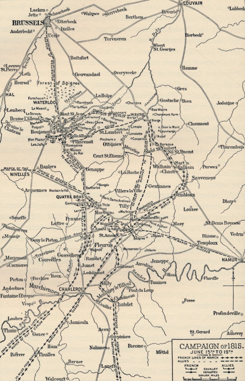 Felttoget i 1815. 15. til 19. juni 1896. av Unbekannt