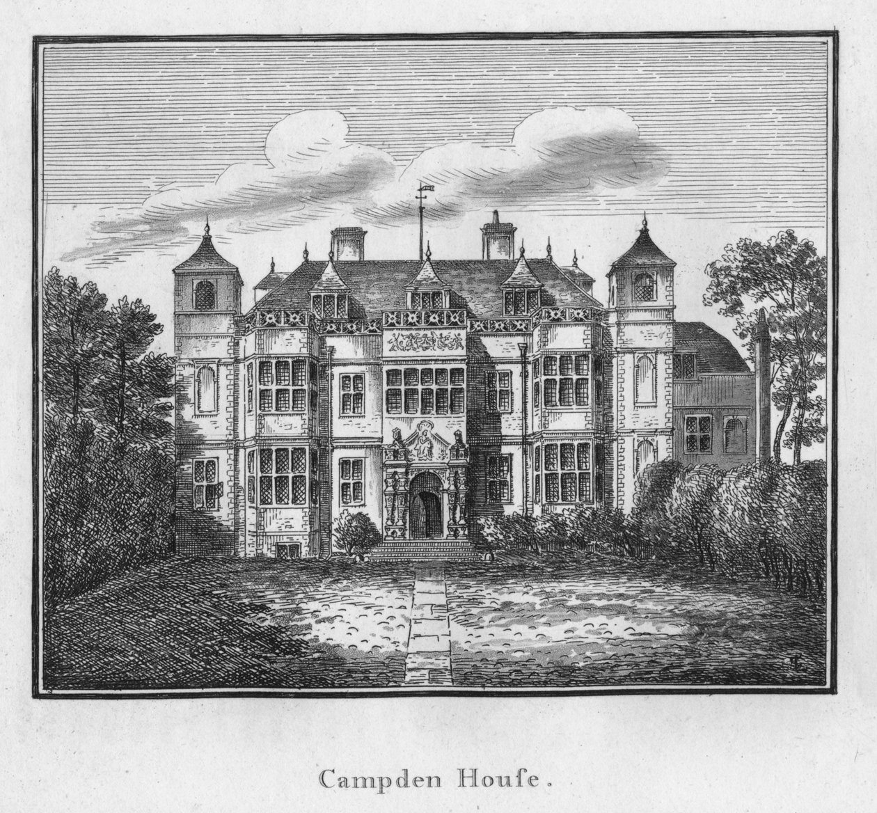 Campden House, c1792 av Unbekannt