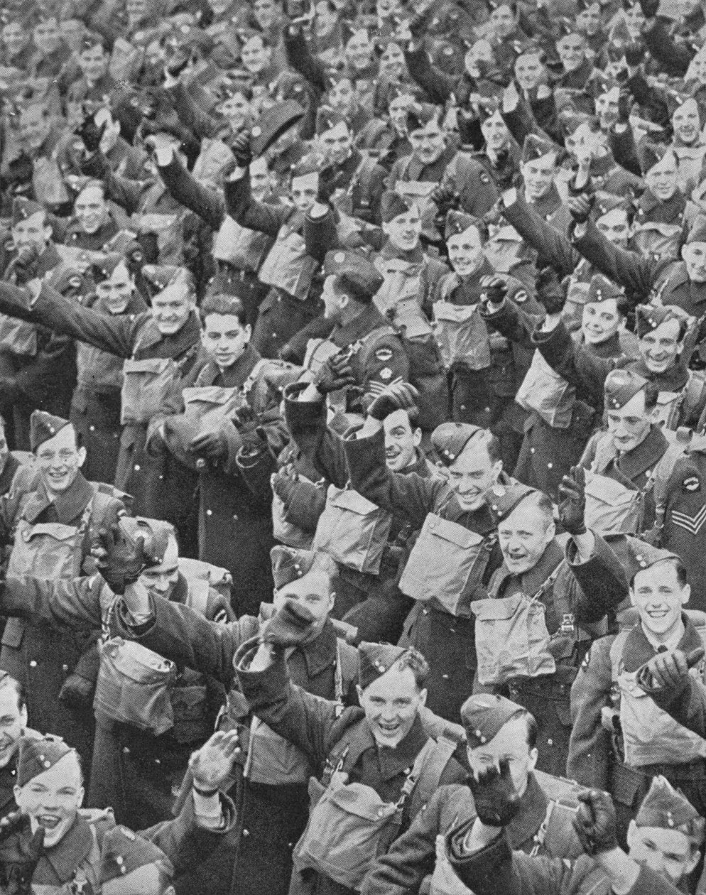 Canadas flyvere ankommer, 1939, 1940 av Unbekannt