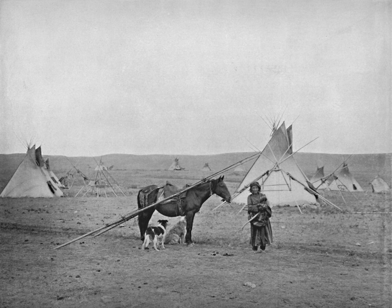Kanadiske innfødte, 1800-tallet av Unbekannt