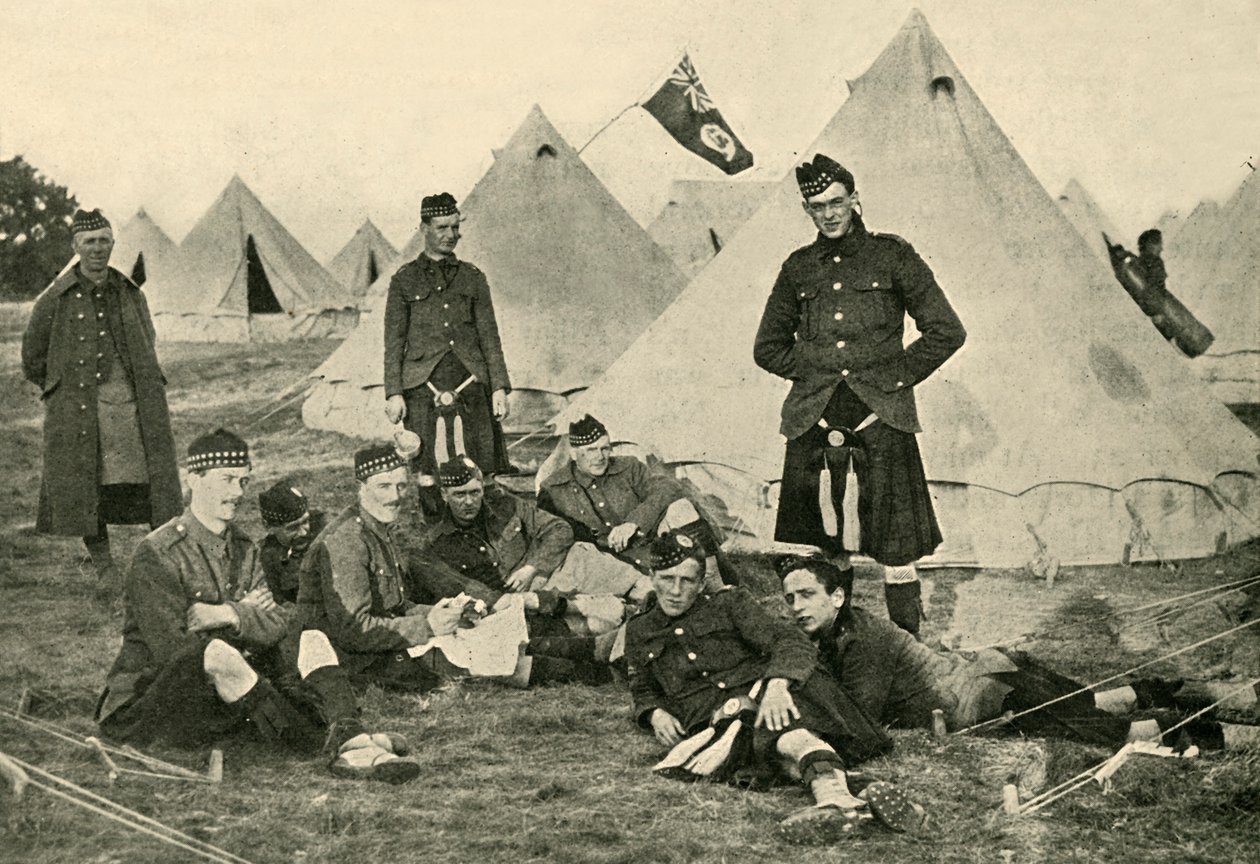 Kanadiske soldater, første verdenskrig, 1914, c1920. av Unbekannt