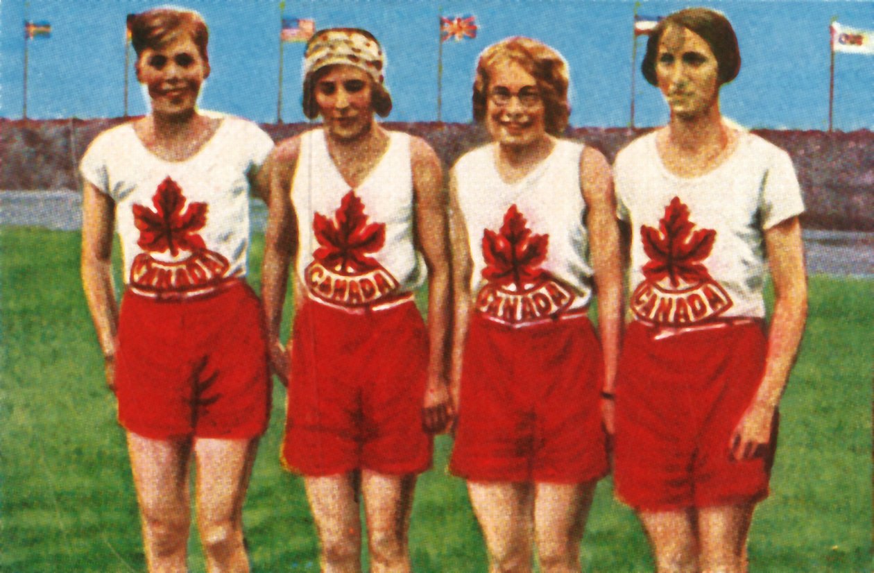 Kanadisk lag, 4x100 meter stafett for kvinner, 1928. av Unbekannt