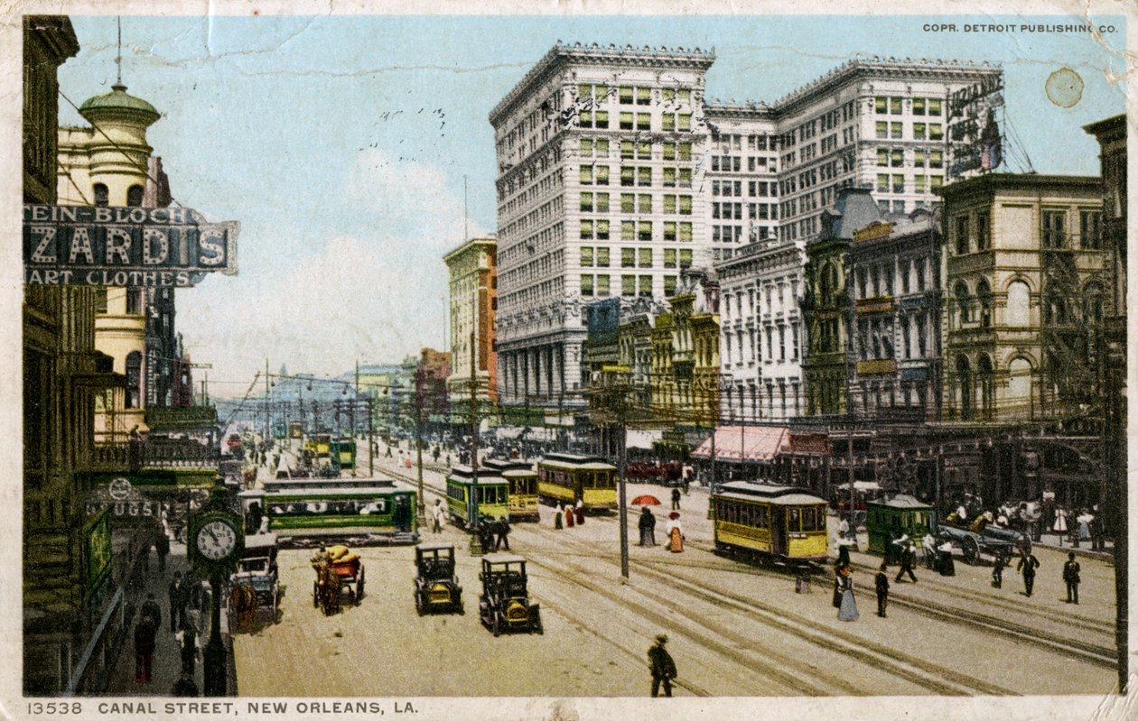 Canal Street, New Orleans, USA, c1912 av Unbekannt