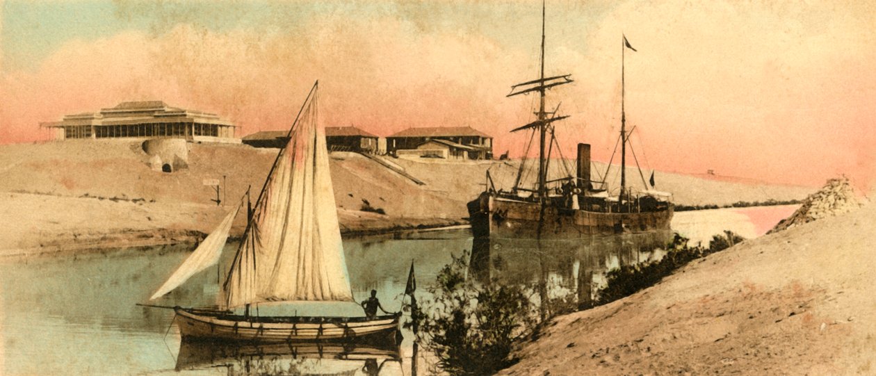 Canal of Suez - Shipyard VI, c1918-c1939. av Unbekannt
